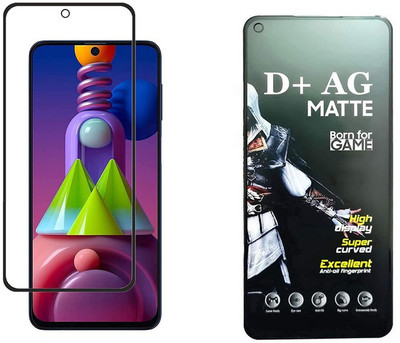 small candy Edge To Edge Tempered Glass for Samsung Galaxy F62(Pack of 1)