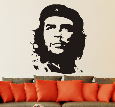 Wallzone 60 cm Che Guevara Removable Sticker(Pack of 1)