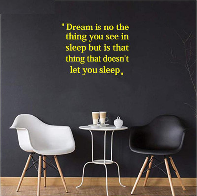 DICTON HUB 60 cm DH-Motivational Removable Sticker(Pack of 1)