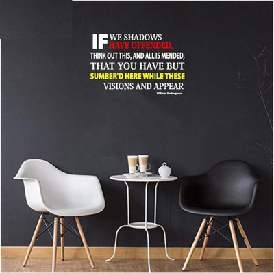 DICTON HUB 60 cm DH-Motivational Removable Sticker(Pack of 1)