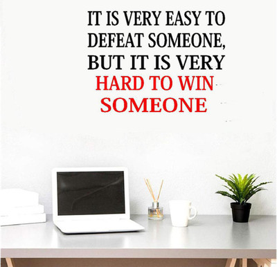 DICTON HUB 60 cm DH-Motivational Removable Sticker(Pack of 1)