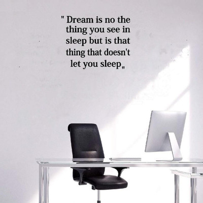 DICTON HUB 60 cm DH-Motivational Removable Sticker(Pack of 1)