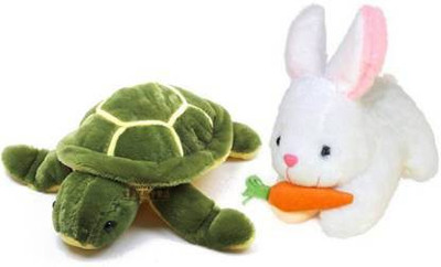 KPN Soft Lovable Hugable For Soft Turtle And Rabbit Toys For Kids Toys Bithday Gift - 30cm (Multicolor)  - 30 cm(Multicolor)