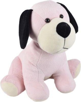 ULTRA Cute Sitting Dog Soft Toy  - 12 inch(Baby Pink)
