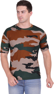 Jaksoxfast Printed Men Round Neck Multicolor T-Shirt
