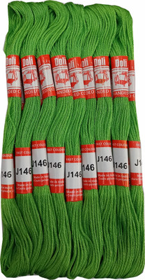 DOLI Long Stitched Embroidery Stranded Cotton J146 Thread(16 m Pack of25)