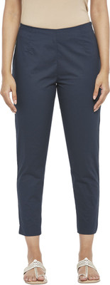 Rangmanch by Pantaloons Regular Fit Women Blue Trousers