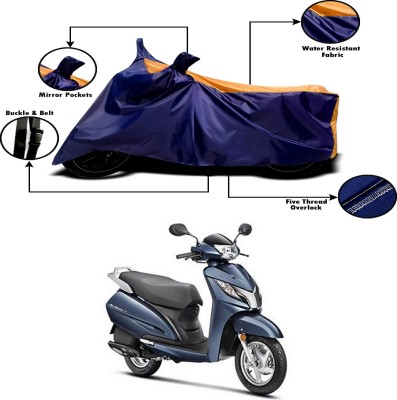 THE REAL ARV Two Wheeler Cover for Honda(Activa 125, Orange, Blue)