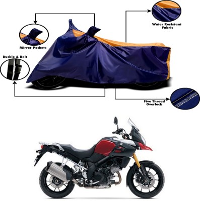 Genipap Two Wheeler Cover for Suzuki(V Strom 1000, Orange, Blue)