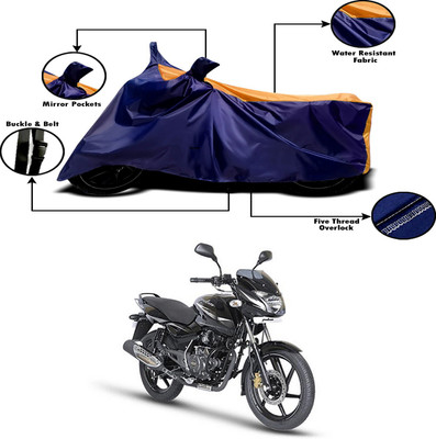 AutoRash Two Wheeler Cover for Bajaj(Pulsar 150, Orange, Blue)