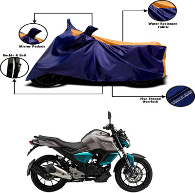 THE REAL ARV Two Wheeler Cover for Yamaha(FZ-S, Orange, Blue)