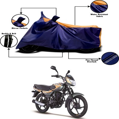 THE REAL ARV Two Wheeler Cover for Bajaj(CT100, Orange, Blue)