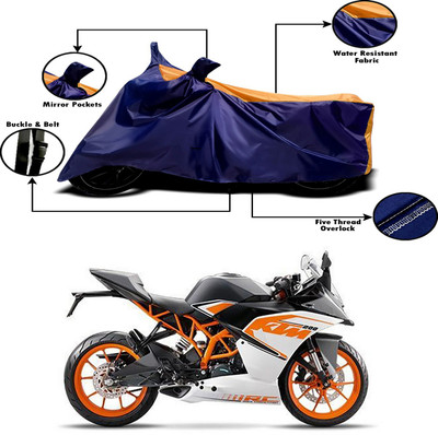 THE REAL ARV Two Wheeler Cover for KTM(RC 200, Orange, Blue)