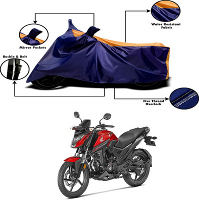 THE REAL ARV Two Wheeler Cover for Honda(X-Blade, Orange, Blue)