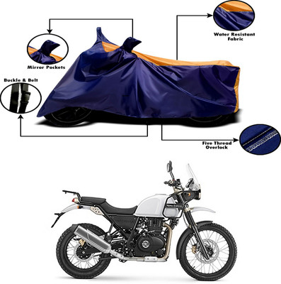 THE REAL ARV Two Wheeler Cover for Royal Enfield(Himalayan, Orange, Blue)