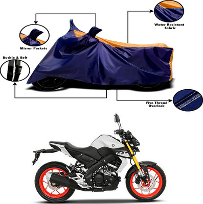 APNEK Two Wheeler Cover for Yamaha(MT-15, Orange, Blue)