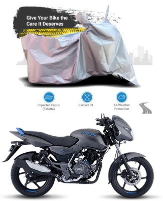 Ascension Two Wheeler Cover for Bajaj(Pulsar 125, Silver)