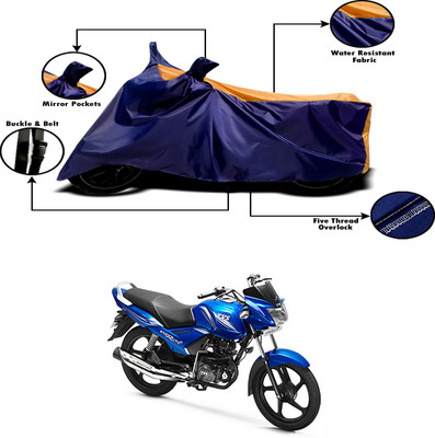 THE REAL ARV Two Wheeler Cover for TVS(Star City, Orange, Blue)