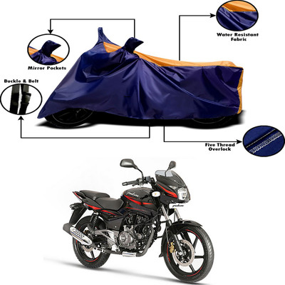 APNEK Two Wheeler Cover for Bajaj(Pulsar 180 DTS-i, Orange, Blue)