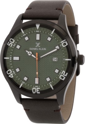 DANIEL KLEIN Daniel Klein Analog Green Dial Men's Watch -(DK.1.12611-5) Premium Analog Watch  - For Men