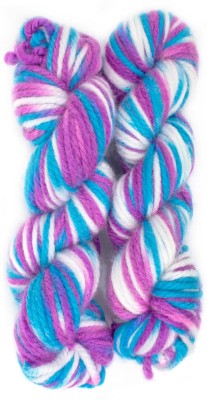 WOAFASHIONS GAL Motu Multi Thick Chunky Wool Hand Knitting Yarn (Flourish) (Hanks-200gms)