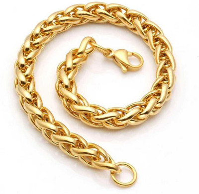 Men Style Stainless Steel Gold-plated Bracelet