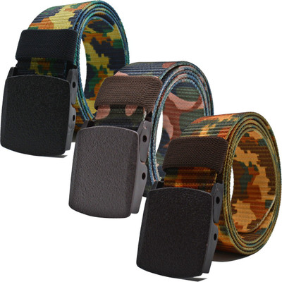 LOOPA Men Casual Multicolor Nylon Belt