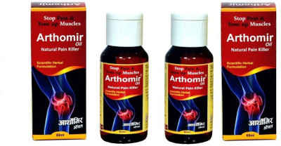 ARTHOMIR Oil For Any Type of Body Pain Killer Liquid(2 x 60 ml)