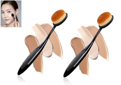 REIMICHI Best Flexible Makeup Brush For Foundation Applicator Brush Combo(Pack of 2)