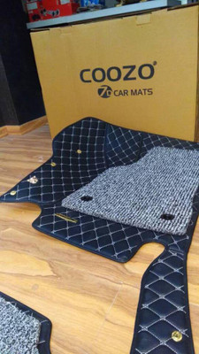 Medetai Leatherite 7D Mat For  Mahindra Thar(Black)