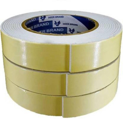 The Mark Double Sided Self Adhesive Acrylic Foam Mounting Tape (Manual)(Set of 3, White)