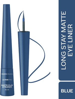 FACES CANADA Ultime Pro Matte Play Eyeliner | Matte Finish | Waterproof, Smudgeproof 2.5 ml(Sapphire)