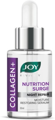 Joy Revivify Collagen+ Nutrition Surge Night Repair Moisture Restoring Serum | With CoQ10+Hyaluronic | Face Serum(30 ml)