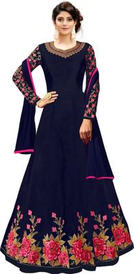 KRINA ENTERPRISES Flared/A-line Gown(Blue)