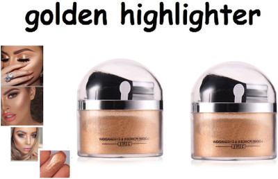 tanvi27 Gold Shimmer Powder Highlighter Combo Highlighter(Gold)