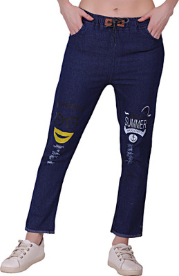 AAYRAFASHION Jogger Fit Women Dark Blue Jeans