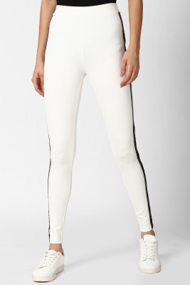 FOREVER 21 Western Wear Legging(White, Solid)