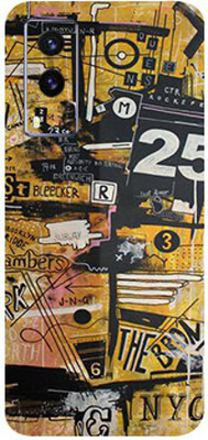 BugguSkin Vivo V21e Mobile Skin(Ultra Super Multicolor Graffiti Skin With High Matte Finish.)