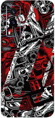 LAMHA Vivo V21e Mobile Skin(Ultra Super Color Arms Skin With High Mattte Finish.)