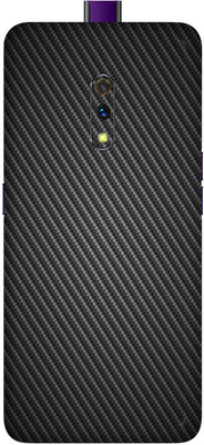 OggyBaba realme x Charcoal Black Carbon Fiber Mobile Skin(Charcoal Black Carbon Fiber Skin Matte Finish)