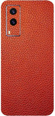LAMHA Vivo V21e Mobile Skin(Ultra Super Red Leather Skin With High Mattte Finish.)