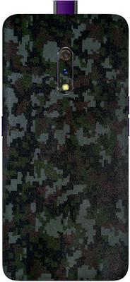 OggyBaba Realme X Mobile Skin(Digital Army Camouflage Skin Matte Finish)