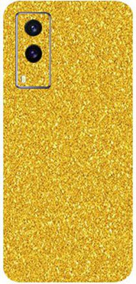 BugguSkin Vivo V21e Mobile Skin(Ultra Super Golden Glitter Skin With High Matte Finish.)