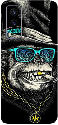 BugguSkin Vivo V21e Mobile Skin(Ultra Super Smart and Crazy Monkey Skin With High Mattte Finish.)