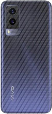BUGGU Vivo V21e, vivo v21e Mobile Skin(Ultra Super Transparent Carbon Fiber Skin With High Matte Finish., Mobile Skin (Back+Side+Camera))