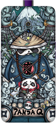OggyBaba Realme X Mobile Skin(Ninja Panda Skin Matte Finish)
