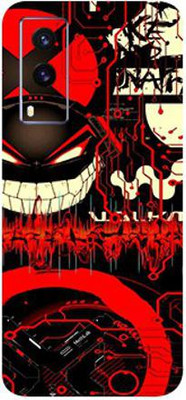 LAMHA Vivo V21e Mobile Skin(Ultra Super Red Graffiti Skin With High Mattte Finish.)
