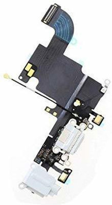 Purplesavvy Charging Assembly For iPhone 6s (White) Charging PCB Complete Flex