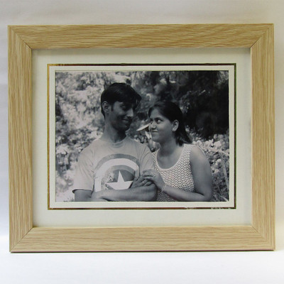 Deep Creation Wood Wall Photo Frame(Beige, 1 Photo(s), 8x10)