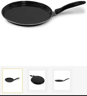 global shine Hard Anodized Tawa 25 cm Diameter Induction Bottom cookware Tawa 25 cm diameter